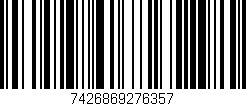 Código de barras (EAN, GTIN, SKU, ISBN): '7426869276357'