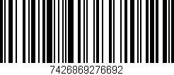 Código de barras (EAN, GTIN, SKU, ISBN): '7426869276692'