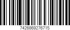 Código de barras (EAN, GTIN, SKU, ISBN): '7426869276715'
