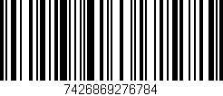 Código de barras (EAN, GTIN, SKU, ISBN): '7426869276784'