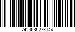 Código de barras (EAN, GTIN, SKU, ISBN): '7426869276944'
