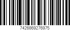 Código de barras (EAN, GTIN, SKU, ISBN): '7426869276975'