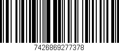 Código de barras (EAN, GTIN, SKU, ISBN): '7426869277378'