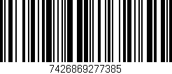 Código de barras (EAN, GTIN, SKU, ISBN): '7426869277385'