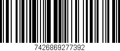Código de barras (EAN, GTIN, SKU, ISBN): '7426869277392'