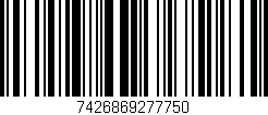Código de barras (EAN, GTIN, SKU, ISBN): '7426869277750'