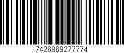 Código de barras (EAN, GTIN, SKU, ISBN): '7426869277774'