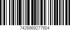 Código de barras (EAN, GTIN, SKU, ISBN): '7426869277804'