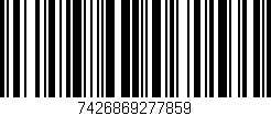 Código de barras (EAN, GTIN, SKU, ISBN): '7426869277859'