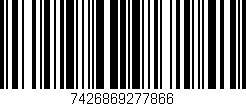 Código de barras (EAN, GTIN, SKU, ISBN): '7426869277866'