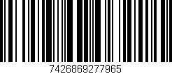 Código de barras (EAN, GTIN, SKU, ISBN): '7426869277965'