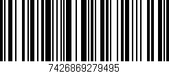 Código de barras (EAN, GTIN, SKU, ISBN): '7426869279495'