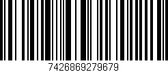 Código de barras (EAN, GTIN, SKU, ISBN): '7426869279679'