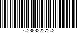 Código de barras (EAN, GTIN, SKU, ISBN): '7426883227243'