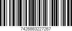 Código de barras (EAN, GTIN, SKU, ISBN): '7426883227267'