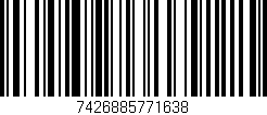 Código de barras (EAN, GTIN, SKU, ISBN): '7426885771638'