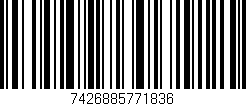 Código de barras (EAN, GTIN, SKU, ISBN): '7426885771836'