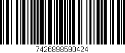 Código de barras (EAN, GTIN, SKU, ISBN): '7426898590424'