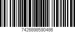 Código de barras (EAN, GTIN, SKU, ISBN): '7426898590486'