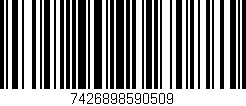 Código de barras (EAN, GTIN, SKU, ISBN): '7426898590509'