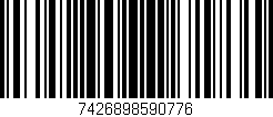 Código de barras (EAN, GTIN, SKU, ISBN): '7426898590776'
