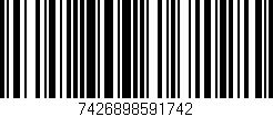 Código de barras (EAN, GTIN, SKU, ISBN): '7426898591742'