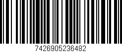 Código de barras (EAN, GTIN, SKU, ISBN): '7426905236482'