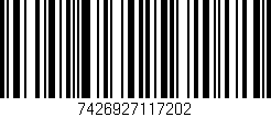 Código de barras (EAN, GTIN, SKU, ISBN): '7426927117202'