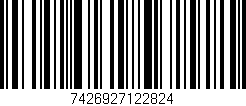 Código de barras (EAN, GTIN, SKU, ISBN): '7426927122824'