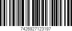 Código de barras (EAN, GTIN, SKU, ISBN): '7426927123197'