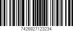 Código de barras (EAN, GTIN, SKU, ISBN): '7426927123234'