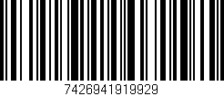 Código de barras (EAN, GTIN, SKU, ISBN): '7426941919929'