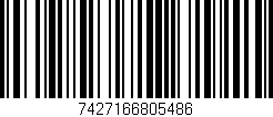 Código de barras (EAN, GTIN, SKU, ISBN): '7427166805486'