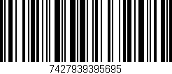 Código de barras (EAN, GTIN, SKU, ISBN): '7427939395695'
