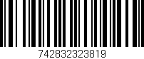 Código de barras (EAN, GTIN, SKU, ISBN): '742832323819'
