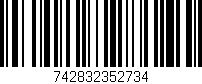 Código de barras (EAN, GTIN, SKU, ISBN): '742832352734'