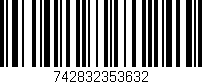 Código de barras (EAN, GTIN, SKU, ISBN): '742832353632'