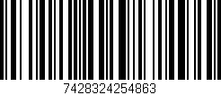 Código de barras (EAN, GTIN, SKU, ISBN): '7428324254863'