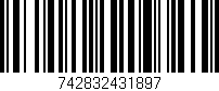 Código de barras (EAN, GTIN, SKU, ISBN): '742832431897'