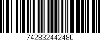 Código de barras (EAN, GTIN, SKU, ISBN): '742832442480'