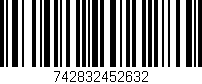 Código de barras (EAN, GTIN, SKU, ISBN): '742832452632'