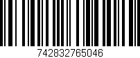 Código de barras (EAN, GTIN, SKU, ISBN): '742832765046'