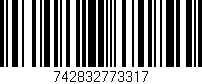 Código de barras (EAN, GTIN, SKU, ISBN): '742832773317'