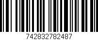 Código de barras (EAN, GTIN, SKU, ISBN): '742832782487'