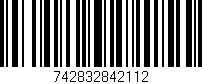 Código de barras (EAN, GTIN, SKU, ISBN): '742832842112'