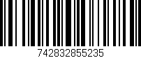 Código de barras (EAN, GTIN, SKU, ISBN): '742832855235'