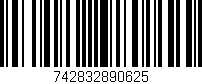 Código de barras (EAN, GTIN, SKU, ISBN): '742832890625'