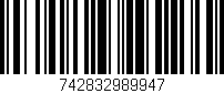 Código de barras (EAN, GTIN, SKU, ISBN): '742832989947'