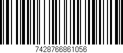 Código de barras (EAN, GTIN, SKU, ISBN): '7428766861056'
