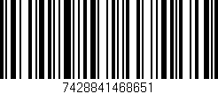 Código de barras (EAN, GTIN, SKU, ISBN): '7428841468651'